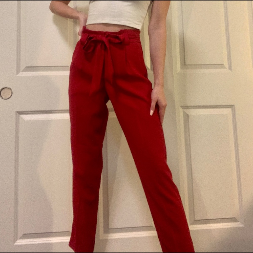 Red Dress Pants
